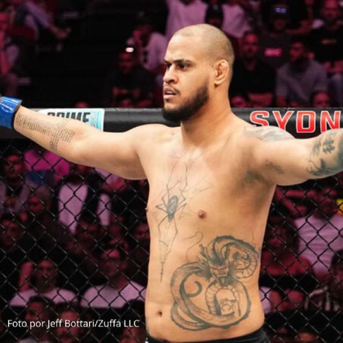 Conheça Talison Teixeira, um gigante brasileiro que venceu na sua estreia contra um veterano peso pesado.